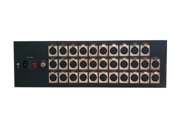 Конвертор на аудио оптични влакна ХО-LINK 32 chs Балансиран Xlr аудио конвертор на оптични влакна