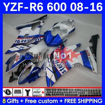 Корпус за YAMAHA YZFR6 YZF600 YZF R6 600 R 6 37No.58 YZF-R6 YZF-600 08 2008 2009 2010 2011 2012 13 14 15 16 Обтекатели, фабрично син цвят