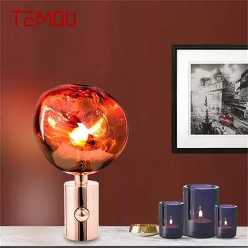 Креативна настолна лампа TEMOU Модерното led Ново Десктоп Декоративно Осветление за дома Прикроватное