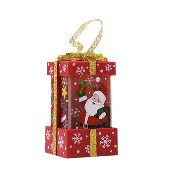 Кутия за коледни подаръци, висящи висулки, Украса за дома, Коледно дърво, Коледна украса Навидад Decor 2023, Подарък за Нова година
