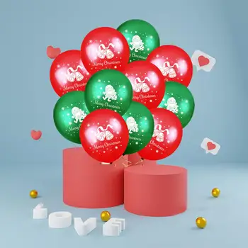 Латексный балон ярки цветове, устойчиви на разкъсване, за Коледното парти, декорация на помещения, Коледен балон, през цялата балон 100шт