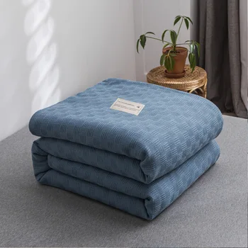 Линия одеяла, марлевое кърпа от чист памук, стеганое одеяло, изработени от памук, офис одеяло с климатик, детска градина, детско коварен одеало за спане
