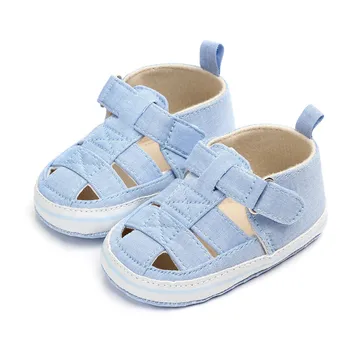 Лятна детски обувки, сандали за бебета момчета и момичета, първите проходилки, детски обувки за деца 0-18 м, дишащи обувки с мека подметка