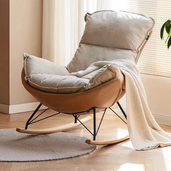 Материал в скандинавски стил, текстилен диван за хол, минималистичная трапезария, дървен разтегателен за четене, Poltrona Soggiorno Мебели за дома