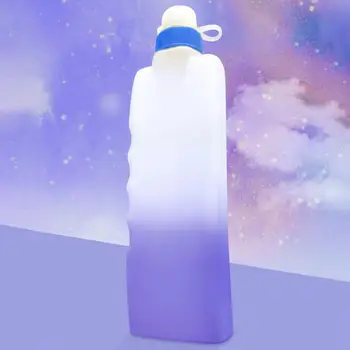 Множество бутилка за вода, с наклон цветове, удобна дръжка, креативна удобна чаша, бутилка за пиене, спортен maker от полипропилен материал, ежедневна употреба