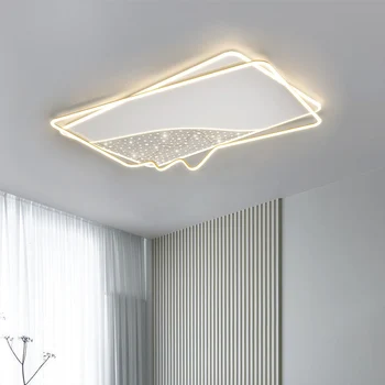 Модерен, уникален дизайн, led плафониери, метал и акрилен тавана лампа, Спалня, led осветителни тела, Кухня, тавана лампа