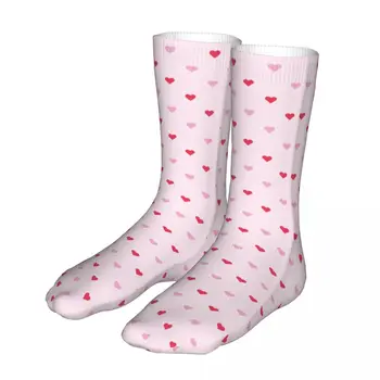 Модни чорапи-мъжки, дамски ежедневни чорапи с шарките на любовта, спортни чорапи Пролет лято есен зима