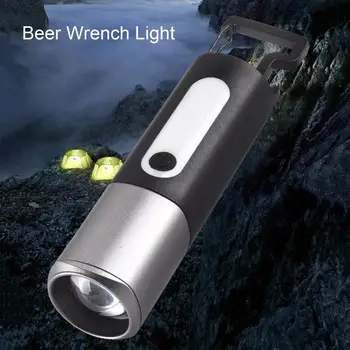 Мощен led фенерче с опакото на таксата глава чрез USB, Мащабируем водоустойчив фенер, лаптоп, лампа, 6 режима на осветление, вградена батерия
