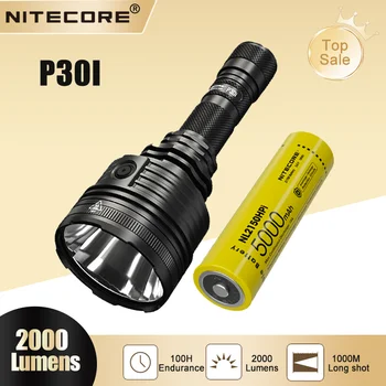 Мощен фенер NITECORE P30i 2000 лумена CREE XHP35 HI LED USB акумулаторна фенерче с батерия 9000 ма, светлината на прожекторите