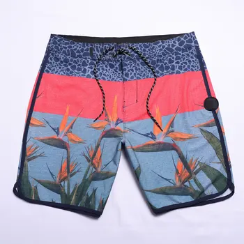 Мъжки ластични плажни шорти от ликра, бързо съхнещи водоустойчив плажни шорти, мъжки шорти за плуване и сърф мода, плажни шорти Phantom, къси панталони за фитнес, Бермудски острови
