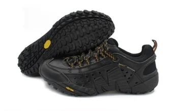Мъжки обувки Merrell, вентилационна устойчива на плъзгане скално катерене обувки, спортни обувки от телешка кожа, спортни обувки за ходене по неравен терен, маратонки 39-45