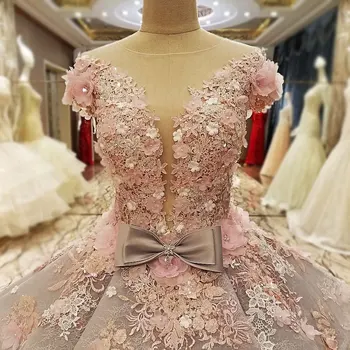 Мюсюлмански булчински рокли AIJINGYU Кралски рокли Grown Belarus Луксозно бельо рокля за младоженци 2021 Сватбена рокля