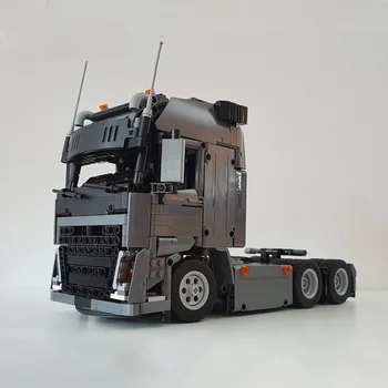 НОВ Технически Камион Инженеринг Контейнерен Трактор Градивен елемент на 4x2 6x4 Губеха Блок Кула Централен Блок Тухли Играчка За Подарък