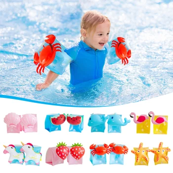 Надуваеми пръстена за плавателност от PVC, Безопасни бебешки ленти за плуване, трайни еластични износоустойчиви надуваеми улични тела