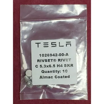 Напълно нова спойка Tesla - Детайл № 1026942-00-A, Благородна спойка от неръждаема стомана C5,3 X 6,5 H4 SKR SPR (Брой 10) 102694200A
