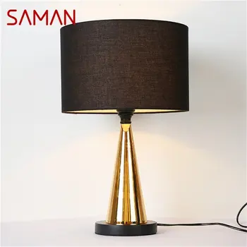 Настолни Лампи SAMAN Dimmer Модерен led луксозен дизайн, Настолни Лампи, декоративни растения За дома Спални