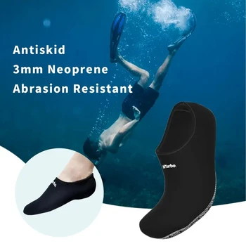 Неопренови Чорапи HiTurbo 3 мм, мини водни чорапи, Обувки за гмуркане, ветроходство, сърф, гмуркане