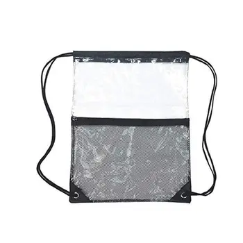 Нов прозрачен раница на съвсем малък, училищна чанта-тоут, спортна чанта, спортен пакет 066F