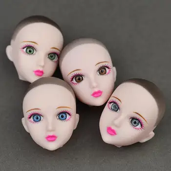 Нов стоп-моушън главата 1/6 30 см, играчки за кукли, сладки 3D зелени сини очи, дамски стоп-моушън главата, тялото, без коса, играчка за Момичета