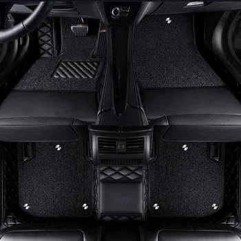 Обичай автомобилни стелки за Volkswagen Vw Multivan 2012-2018 7-местни детайли на интериора автоаксесоари Двуетажни подвижни
