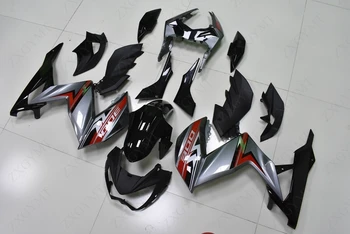 Обтекател EX 250 300 Ninja 2015-2016 Черен, Сребрист Цвят Комплекти Обтекателей за Kawasaki Zx300r ZX250R 16 Автомобил EX 250 300 Ninja 15
