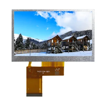 Оригинален 4.3-инчов TFT-LCD дисплей 480X272 VS043T-004A с Пропускающей подсветка WLED 40 контакти