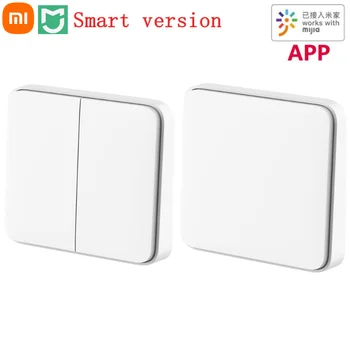 Оригинален Xiaomi Mijia Smart Switch Стенен Прекъсвач Бвп/Двоен Открит Ключ С Двойно Управление, Превключвател 2 Режими За Лампа, Ключ За Осветление
