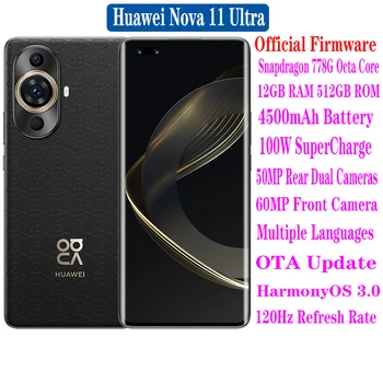 Оригинален Мобилен телефон Huawei Nova 11 Ultra 6,78 
