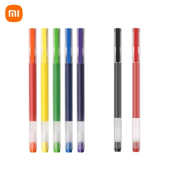 Оригиналната Чернильная Дръжка Xiaomi Голям капацитет 7 Цвята 0,5 мм Xiaomi Pen Mi Pen Тази Дръжка За Училището Офис Художествени Канцеларски Голяма Чернильная Дръжка