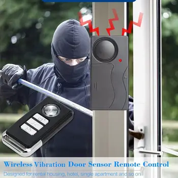 Охранителна анти-кражба аларма с Регулируема 93 db, Умна Домашна велосипедна аларма, водоустойчив Потребителска електроника, Многофункционална мини