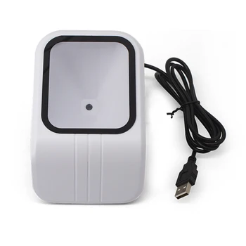 Платформа за 1D 2D QR баркод скенер с гласови оповещением, USB жична четец на баркод, хендсфри, CMOS Plug and Play