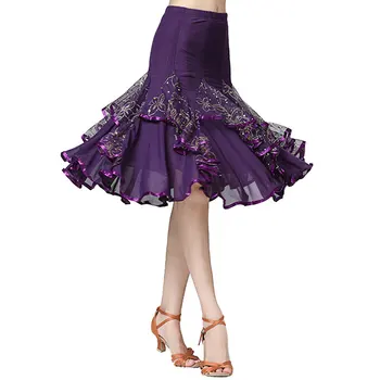 Пола за латино танго Национален стандарт За състезания по вальсу фламенко Костюми за състезателни танци, Съвременен танц костюм