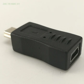 Продажба на едро на Телефон Micro Mini USB Жена На Mini Micro USB Мъжки Адаптер за Зарядно Устройство Конектор Конвертор Адаптер 100 бр./лот