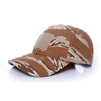 Пустинен Тигър камуфлаж нашивка бейзболна шапка за мъже камуфлаж на американската армия шапка за лов, аксесоари регулируема