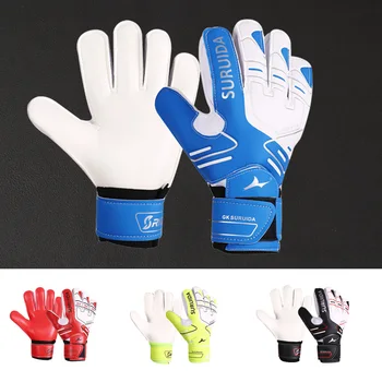 Размер на 5-10 Професионални мини мъжки вратарские ръкавици за футбол от утолщенного латекс, детски футболни ръкавици вратарские