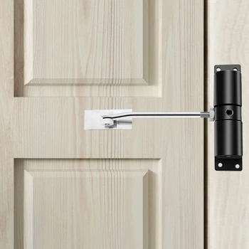 Рамката на една врата по-близо от алуминиева сплав, автоматичен предпазен пружинен една врата по-близо, Битови тихо устройство с двойна пружина, Мебели за дома, аксесоари за врати