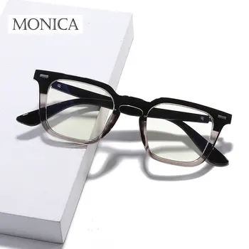 Рамки за оптични очила със синя светлина, женски кристални очила TR90, модерни компютърни очила, дамски луксозни дизайнерски