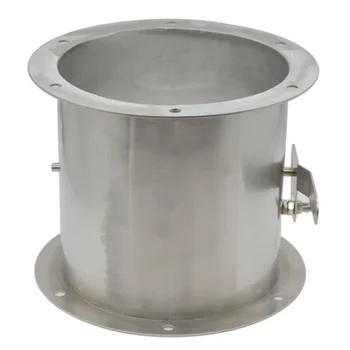 Ръчно дроссельный клапан за система за вентилация на климатика въздуховод 304/201 клапан от неръждаема стомана