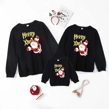 Семеен Коледен пуловер YAGIMI, Джърси, Навидад Фамилия, дебели семейни Коледни пуловери, подходяща за Рождественскому семейно, заедно пижами