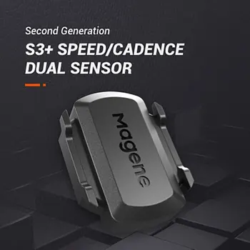 Сензор за честотата на въртене Magene Speed S3 ANT Bluetooth GPS за измерване на скоростта велосипеден компютър, съвместим с Garmin Bryton Wireless