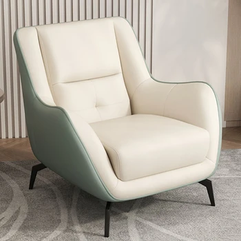 Скандинавските столове с опора за гърба, Модерен Бял стол за сядане, разтегателен, Velvet в минималистичен Салон Fauteuil, Мебели за всекидневна