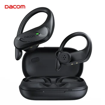 Слушалки Dacom Bonebuds X1 с Костна Проводимост Bluetooth 5.3, Безжични Спортни Слушалки, Бас Слушалки TWS, Шумоподавляющая Слушалки