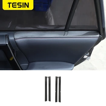 Стикери от карбон Tesin за Toyota 4Runner 2010 + Декоративна Капачка на Прозореца на Вратата на Колата, за Toyota 4Runner 2010 + Аксесоари за Автомобили