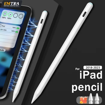 Стилус за безжичното Зареждане EMTRA За Apple Pencil 2 1 За iPad Дръжка за Отклонение на дланта на наклон на Молива За iPad Air 4 5 Pro 11 12,9 Mini 6