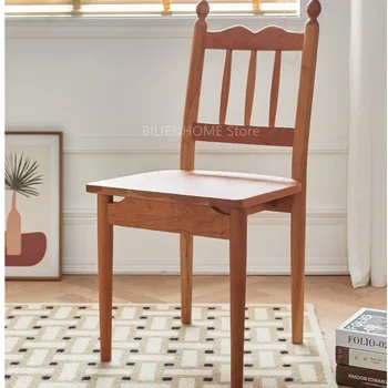 Столове за трапезария от масив дърво в хола, хостел, модерна проста мебели, стол за почивка в скандинавски стил, ресторант, кухня, трапезария, стол за спални