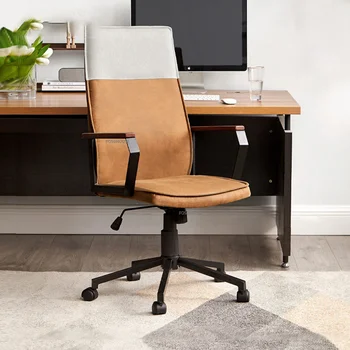 Съвременно просто тканевое офис стол за офис, завъртащо се на Удобно сидячее компютърен стол за дома, хол, игралното фотьойл с един ски лифта