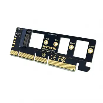 Такса адаптер NVMe PCIe M. 2 NGFF SSD за PCIe X1 Група за височината на M. 2 Адаптер NVMe SSD за PCIE X16/ X8/X4/X1 За отвеждане на топлината