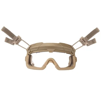 Тактически очила за еърсофт оръжия и пейнтбола, ветроупорен фарове за очила за CS Wargame, предпазни очила, подходящи за тактически шлем