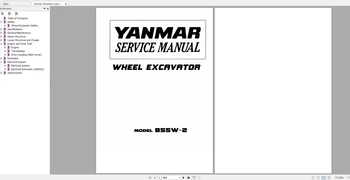Тежко оборудване 10,7 GB Пълно ръководство за обслужване и части DVD PDF 2020 за Yanmar