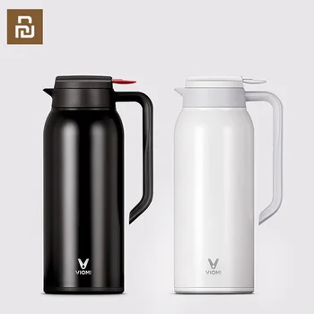 Термокружка Youpin VIOMI 1,5 литра от неръждаема стомана Вакуумно чаша 24 часа Колба Бутилка за вода чаша за бебе на открито за умни домове